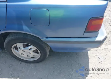 1991 Honda Civic z USA, uszkodzony, nr VIN 3454788